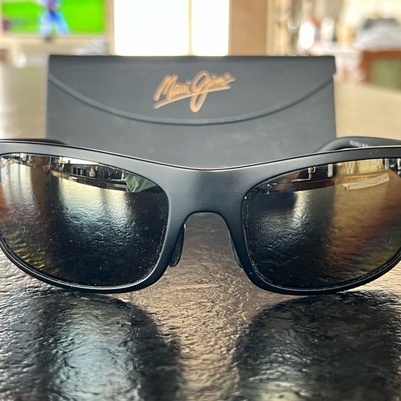 Maui Jim Haleakala Polarized Black Matte Sunglasses - Picture 6 of 10